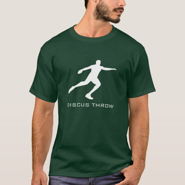 Track and Field Discus Throw T-Shirt (Front)