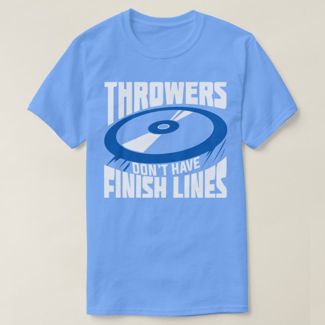 Track And Field Discus Throw Thrower Gift  T-Shirt (Design Front)