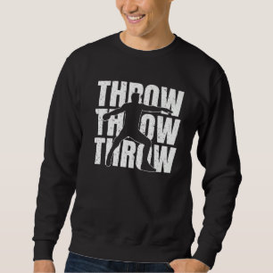 Track and Field Discus Thrower Discus Throwing Dis Sweatshirt