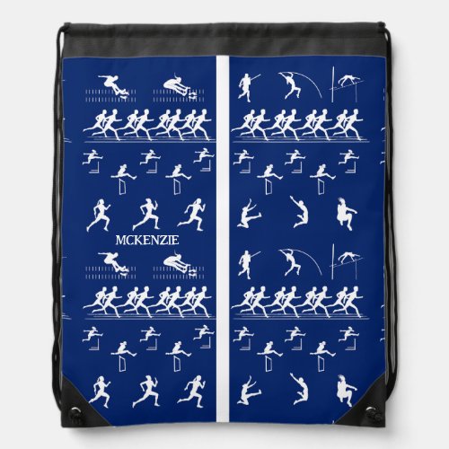Track and Field Drawstring Bag