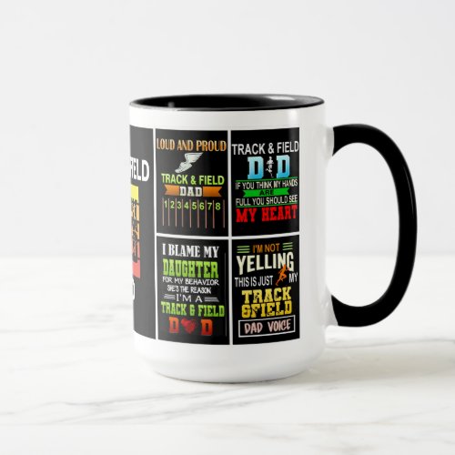 Track And Field from Daughter Fathers Day Mug
