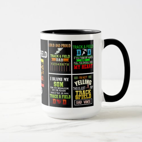 Track And Field from Son Fathers Day Mug