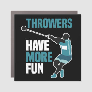 Track And Field Hammer Throw Sport Gift Car Magnet