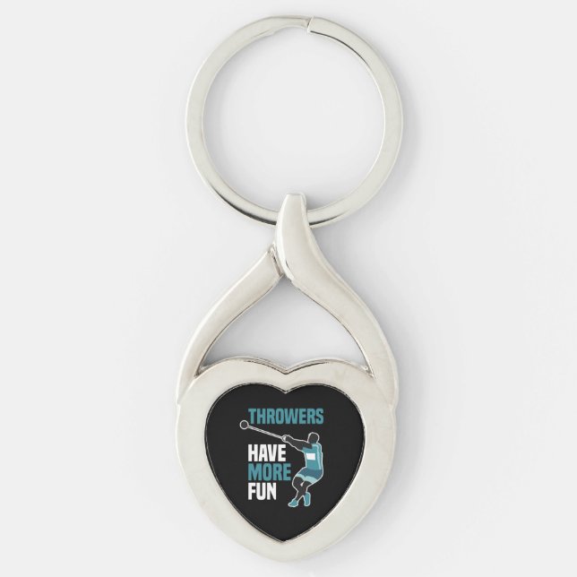 Track And Field Hammer Throw Sport Gift Keychain (Front)