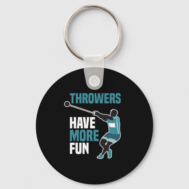 Track And Field Hammer Throw Sport Gift Keychain (Front)