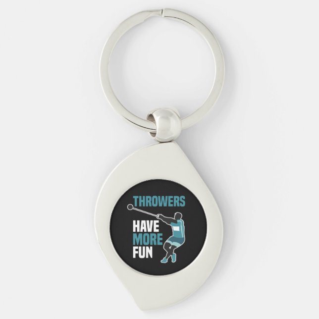 Track And Field Hammer Throw Sport Gift Keychain (Front)