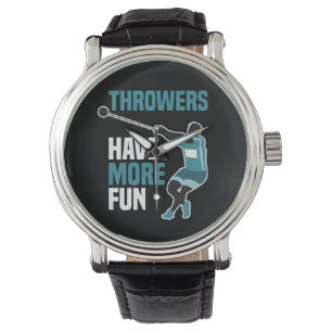 Track And Field Hammer Throw Sport Gift Watch