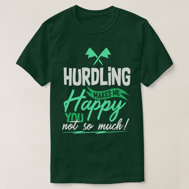 Track and Field Hurdling 2 T-Shirt (Design Front)