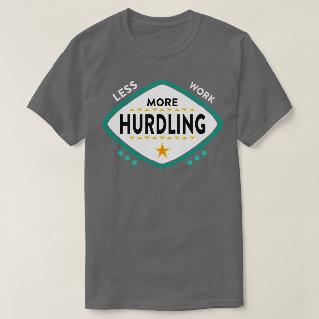 Track and Field Hurdling 3 T-Shirt (Design Front)