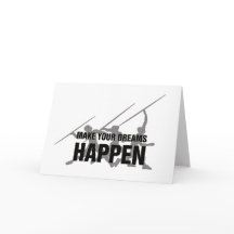 Track and Field Javelin Good Luck Card