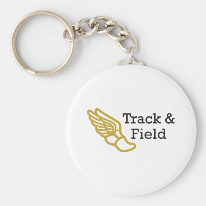 TRACK AND FIELD KEYCHAIN
