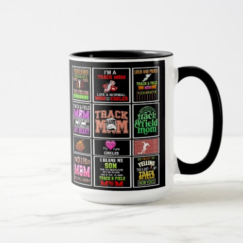 Track And Field Mom from Son Mothers Day Mug