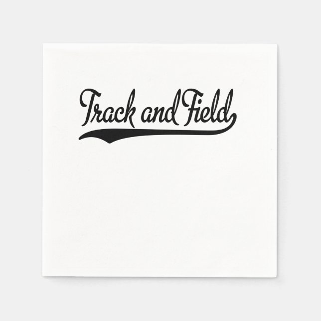 Track and Field Napkins (Front)