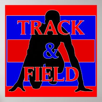 Track And Field Poster by Baysideimages at Zazzle