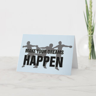 Track and Field Season Good Luck Card