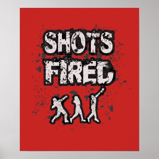 Track and Field Shot Put Thrower Poster (Front)