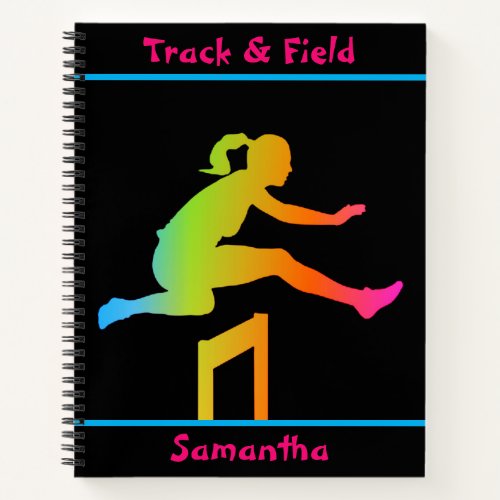 Track and Field Spiral Notebook