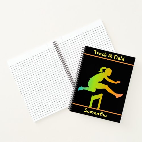 Track and Field Spiral Notebook