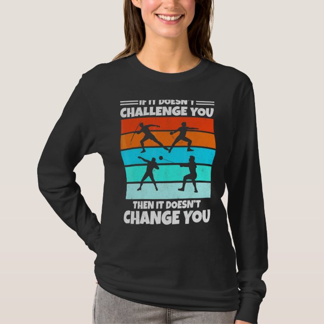 Track And Field Thrower Javelin Shot Put Hammer Di T-Shirt (Front)
