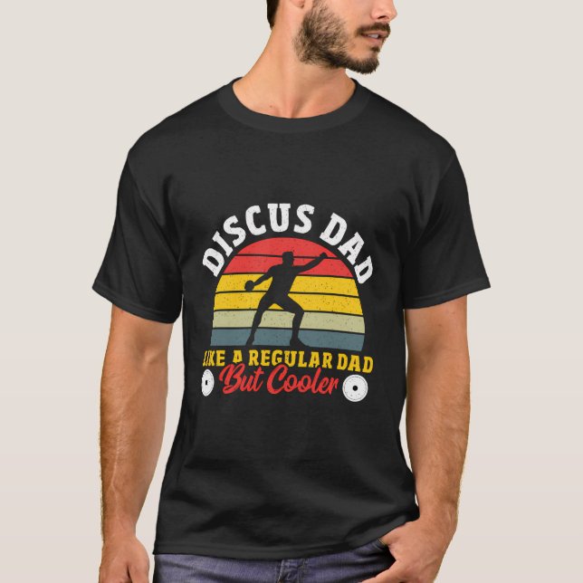 Track And Field Throwing Shot Put Discus Thrower D T-Shirt (Front)