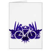 Track Bicycle on Violet (Front)