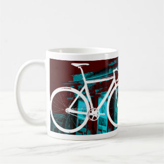 Track Bike Berlin - red blue Coffee Mug