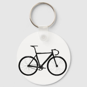 Track Bike Keychain