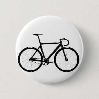 Track Bike Pinback Button