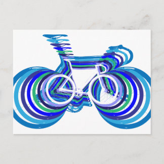 Track Bike sc Postcard