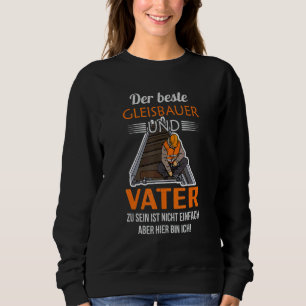 Track builder rail worker construction employees p sweatshirt