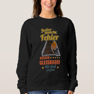 Track builder rail worker construction employees p sweatshirt