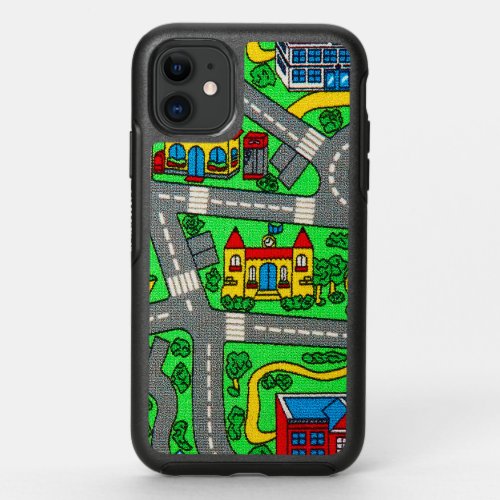 Track carpet Car Road Nostalgic 80s nostalgia OtterBox Symmetry iPhone 11 Case