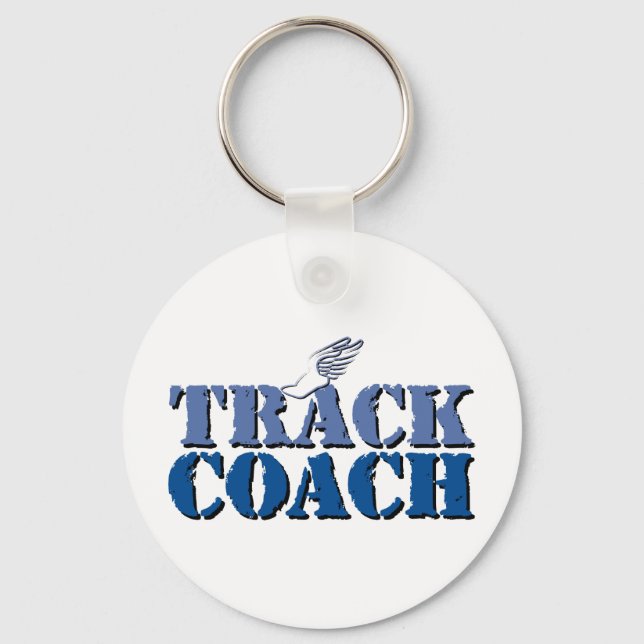 Track Coach Keychain (Front)