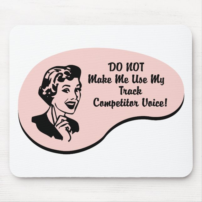 Track Competitor Voice Mouse Pad (Front)