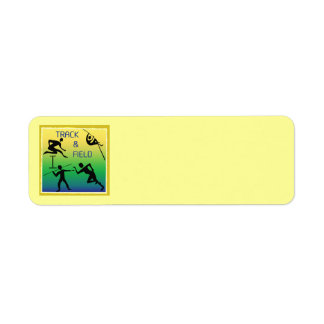 Track And Field Shipping, Address, & Return Address Labels | Zazzle
