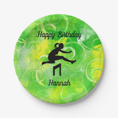 Track  Field Birthday Party Paper Plates