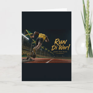 Track & Field Card Run On