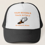 Track &amp; Field Customizable Trucker Hat at Zazzle