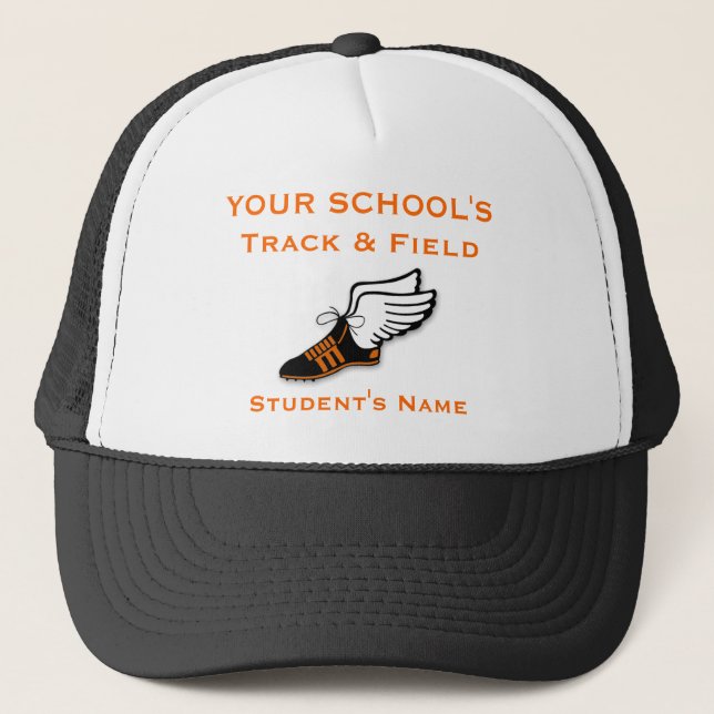 Track & Field customizable Trucker Hat (Front)