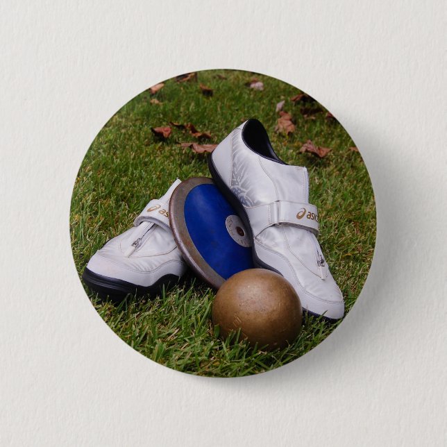 Track & Field Pinback Button (Front)