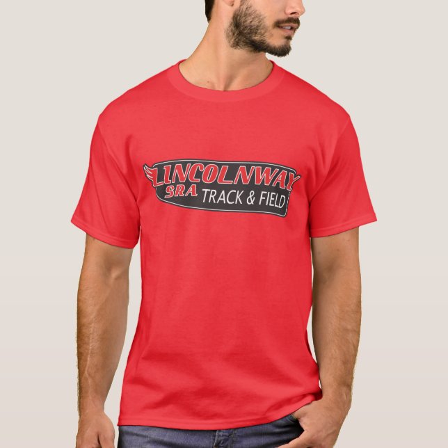 Track & Field Tee - Red (Front)