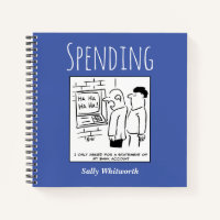 Track Financial Spending with Owner's Name Notebook
