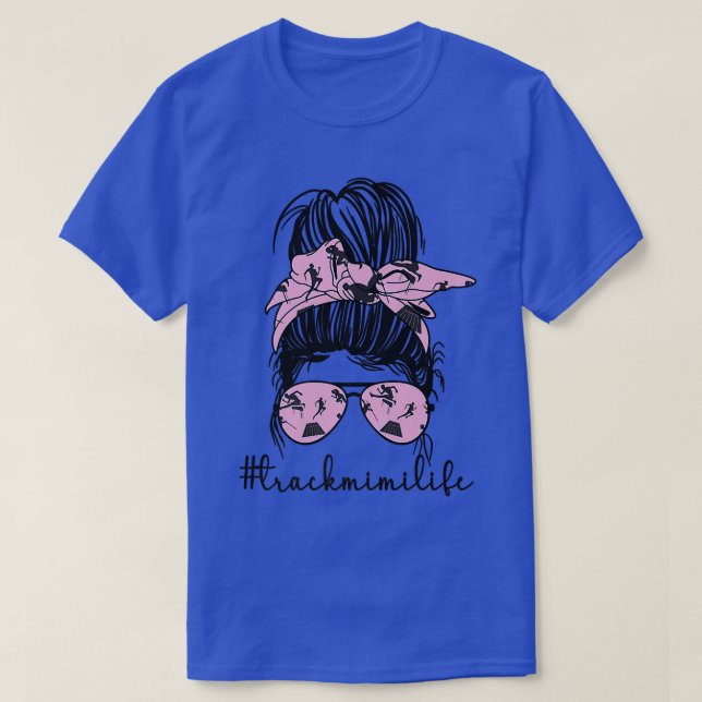 Track Mimi Life Proud Track And Field Mimi Grandma T-Shirt (Design Front)