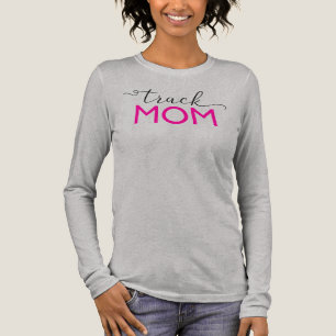 Track Mom Racerback Tank, Mother Gift Birthday Tri-Blend Shirt