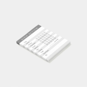 Track Rate Review Books (Sm) Post-it Notes