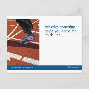 Track Sports Postcard