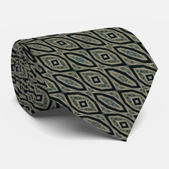 Tracked Masterpiece – Obsidian Micro Weave Neck Tie (Rolled)