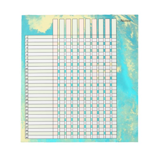 Tracker! Notepad (Front)