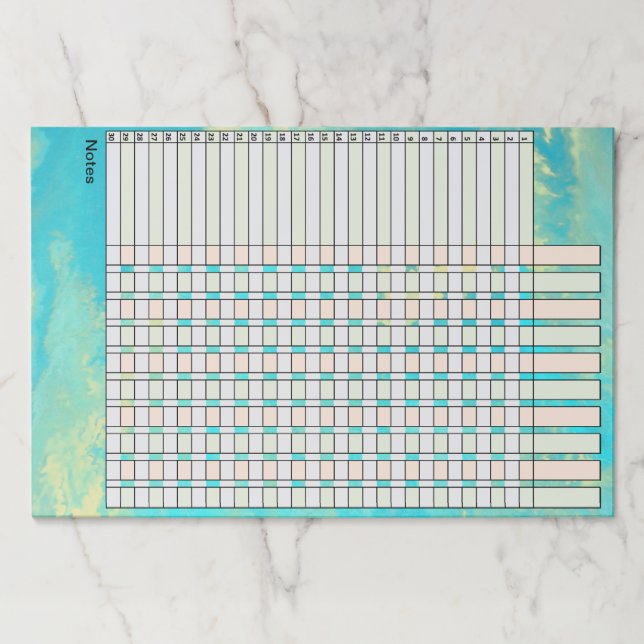 Tracker! Paper Pad (Front)