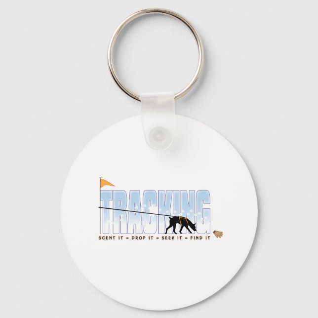Tracking, Doberman Keychain (Front)